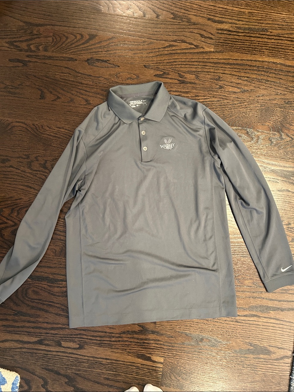 Nike Golf Dri-Fit Long-Sleeve Golf Shirt - Gray